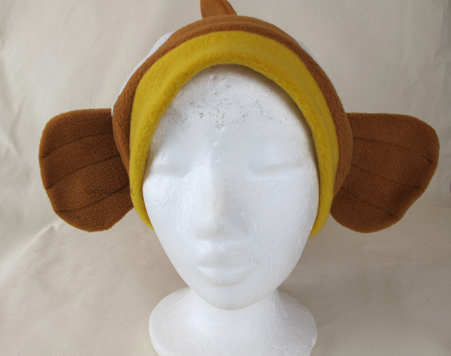 Fischmütze, Fleece Fish Hat, Fleece Fish Hat Beanie, Fischmütze aus Fleece, Mütze.